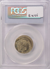 Philippines PCGS 1971 25 Sentimos Struck 25% Off-Center MS62