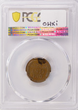 PCGS 1c Wheat Cent Late Stage Brockage Die Cap Strike AU58 BN