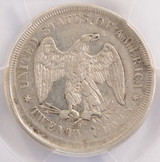 1875-S 20c Twenty Cent Piece Broadstruck PCGS XF45