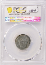 1943-S 1c Steel Cent Broadstruck PCGS AU