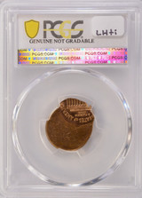 1960-D 1c Lincoln Cent Struck 65% Off-Center PCGS UNC