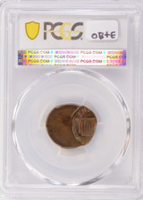 1987-D 1c Lincoln Cent Struck 70% Off-Center PCGS MS64 BN