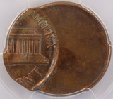 1987-D 1c Lincoln Cent Struck 70% Off-Center PCGS MS64 BN