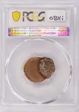 1990-D 1c Lincoln Cent Struck 60% Off-Center PCGS MS63 Red