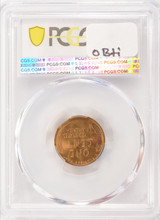 1945-S 1c Wheat Cent 3% Ragged Clip PCGS MS65 Red