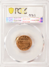 1986 1c Lincoln Cent Double-Struck 2nd 97% Off-Center PCGS MS63 Red