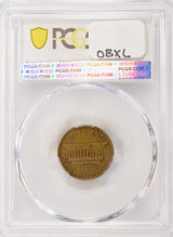 1966 1c Lincoln Cent 6% Misaligned Die Obverse PCGS MS63 Brown