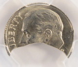 (1965-2023)-D 10c Clad Roosevelt Dime 40% Double Curved Clipped PCGS MS65