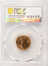 1971-D 1c Lincoln Cent Large Retained Struck Thru Grease PCGS UNC