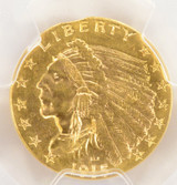 1915 $2.5 Indian Quarter Eagle Minor Rim Clip PCGS MS61