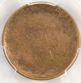 PCGS (1959-1982) 1c Lincoln Cent Struck Thru Obverse MS62 Brown