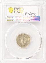 1944 10c Mercury Dime Partial Collar Strike PCGS AU58