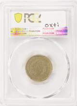 1883 5c NC Liberty Nickel Minor Rim Clip PCGS AU53