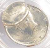 1989-P 50c Kennedy Half Double-struck Broadstruck & 20% Indent UNC Details 1989-P 50c Kennedy Half Double-struck Broadstruck & 20% Indent UNC Details