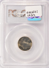 (1998-P) 5c Jefferson Nickel Struck on Dime Planchet PCGS MS65