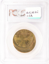 2001-P $1 Sacagawea Dollar Struck 25% Off-Center PCGS MS66