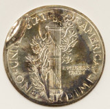 1944 10c Mercury Dime 3% Indent Reverse ANACS MS65