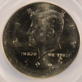 1995-P 50c Kennedy Half Struck 5% Off-Center ANACS MS64 1995-P 50c Kennedy Half Struck 5% Off-Center ANACS MS64