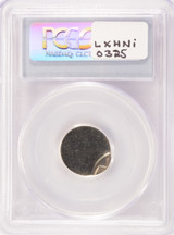 PCGS 1c Lincoln Cent Struck 90% Off-Center on 10c Planchet MS64