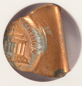 1985 1c Lincoln Cent Foldover Strike NGC MS65 RB