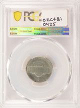 1943-S 5c War Nickel Struck on Steel Cent Planchet PCGS MS62