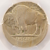 1917 Buffalo Nickel Struck 10% Off-Center PCGS AU58 1917 Buffalo Nickel Struck 10% Off-Center PCGS AU58