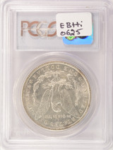 1904 $1 Morgan Dollar Large Laminated Planchet Obverse PCGS AU58