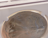 1995 $1 Silver Eagle Partial Collar Strike NGC MS69