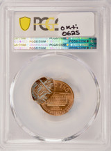1992-D 1c Lincoln Cent Double-Struck, 2nd 70% Off-Center PCGS MS65 Red