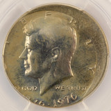 1976 50c Kennedy Half Struck 10% Off-Center PCGS MS63