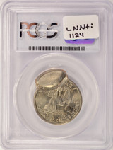 1999-P $1 SBA Dollar Double-Struck, 2nd Strike 80% Off-Center PCGS MS65