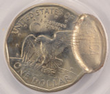 1999-P $1 SBA Dollar Double-Struck, 2nd Strike 80% Off-Center PCGS MS63