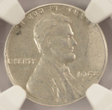 1955 1c Wheat Cent Struck on 10c Planchet NGC XF Details