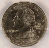 2004-D 25c Iowa Quarter Reverse Missing Clad Layer PCGS MS62 2004-D 25c Iowa Quarter Reverse Missing Clad Layer PCGS MS62