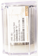 NGC $1 1995 Proof Track & Field Olympic Die Cancelled NGC $1 1995 Proof Track & Field Olympic Die Cancelled