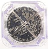 NGC $1 1996 Proof Torch Reverse Olympic Die Cancelled