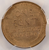 1937 1c Lincoln Cent 2% Curved Clip at K-3 PCGS MS62 RB