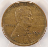 1921-S 1c Wheat Cent Obverse Lamination PCGS VF35