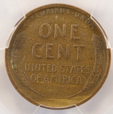1921-S 1c Wheat Cent Obverse Lamination PCGS VF35