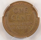 195X 1c Wheat Cent Struck Through Late Stage Die Cap Strike PCGS MS62 BN