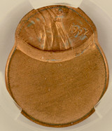 1992 1c Lincoln Cent Struck 70% Off-Center CACG MS63 Red