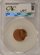 2001 1c Lincoln Cent Struck 55% Off-Center CACG MS64 Red