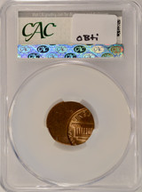 1979 1c Lincoln Cent Struck 50% Off-Center CACG MS62 RB