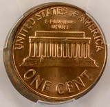 1964 1c Lincoln Cent 60% Brockage PCGS MS65 Red