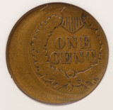 1891 1c Indian Cent Struck 20% Off-Center NGC VF30