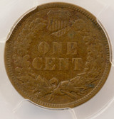 1906 1c Indian Cent Flipover Double-Struck In-Collar PCGS VG10