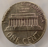 1975-D 1c Lincoln Cent Struck on Clad 10c Planchet PCGS MS62