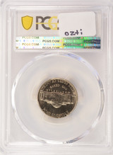 1956 5c Jefferson Nickel 4% Ragged Clip PCGS MS65