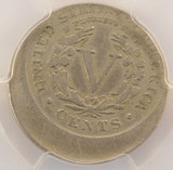 1902 5c Liberty Nickel Struck 15% Off-Center PCGS XF40 1902 5c Liberty Nickel Struck 15% Off-Center PCGS XF40
