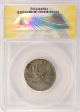 1985-P 25c Washington Quarter Struck 30% Off-Center ANACS MS64